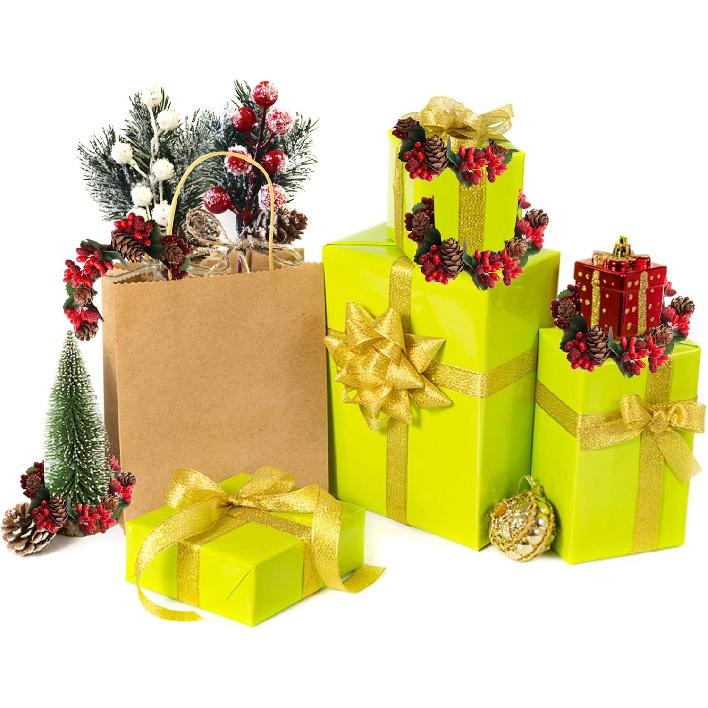 4 Pcs Christmas Candle Rings, Red Berry Pine Cone Wreath for Candle Holders Festival Table Decoration for Christmas Thanksgiving Harvest Day