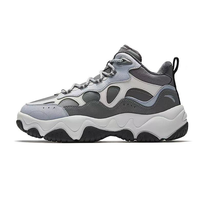 Anta Firefly Warm Casual Shoes Men Volcanic Ash Mist Gray Cumulus Gray 112548953-1 40