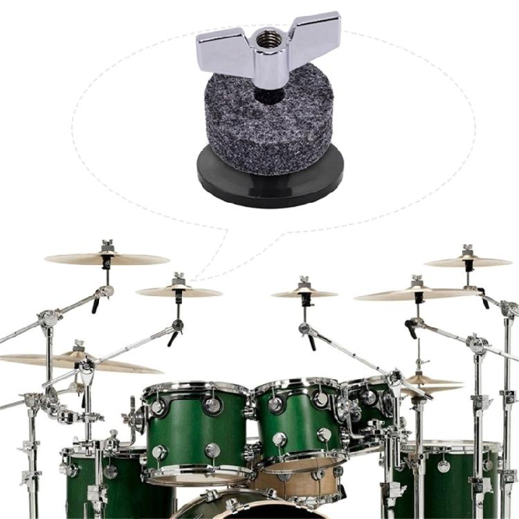18Pcs/Set Drum Felts Pad Anti-Scratch Protect Cymbal Compact Felt Pad