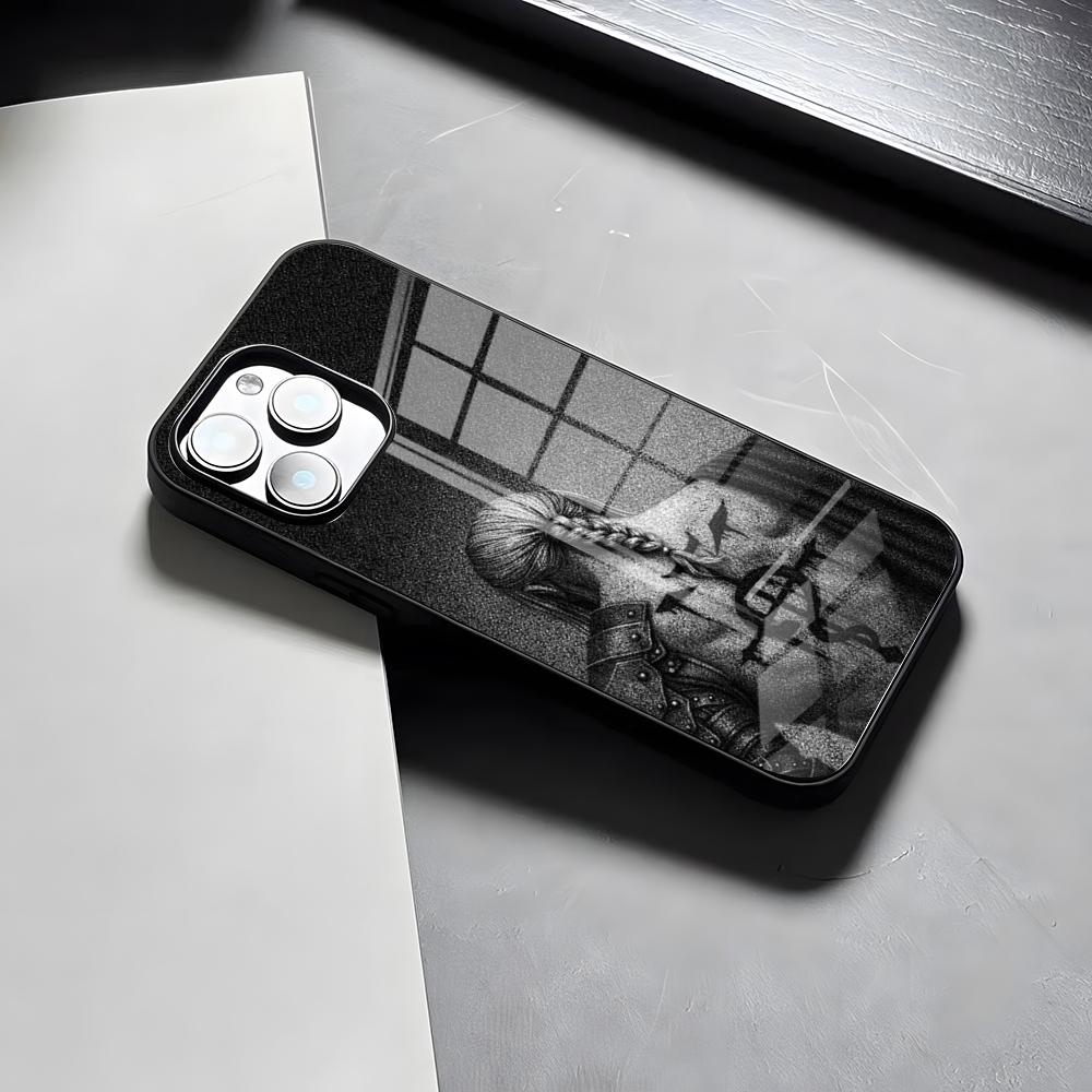 

F-Fullmetal Alchemist Phone Case For IPhone 17 Pro Max 15 Pro 16 14 Plus 12 13 Mini 11 Pro Shockproof Glass Cover iPhone 17
