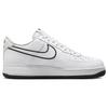 New Nike Air Force 1 Low '07 Embroidered Swoosh White Black FJ4211-100