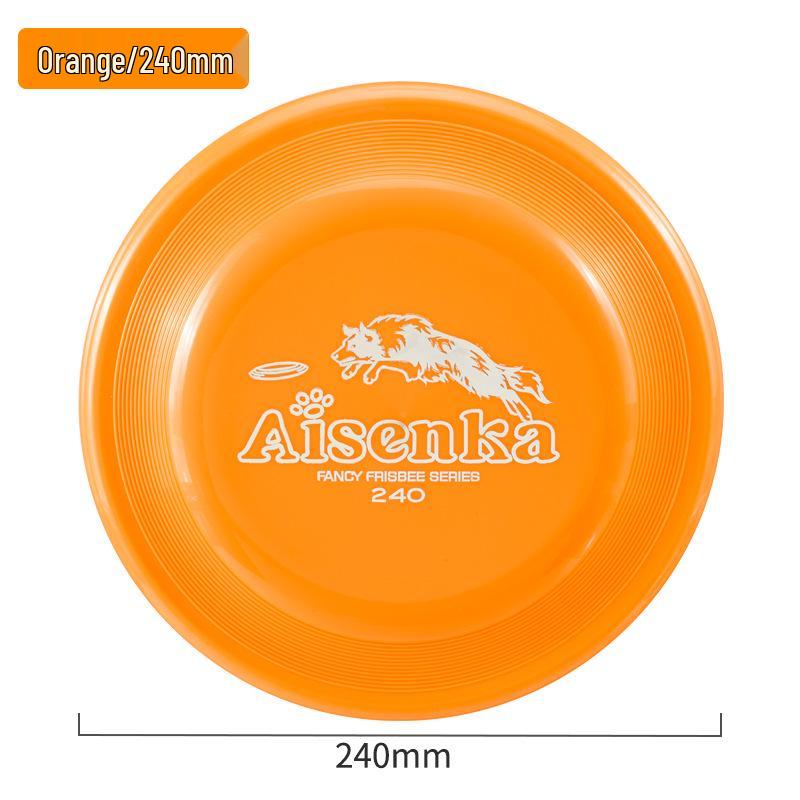 Aisencka Professioneller Wettkampf Hundefriesbee 235-240: Langlebige PE-Trainingsscheibe Haustierspielzeug