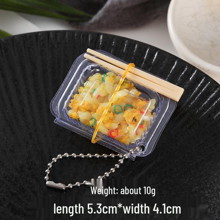 Mini Hot Pot Mala Tang Noodle Bowl Keychain Ornament