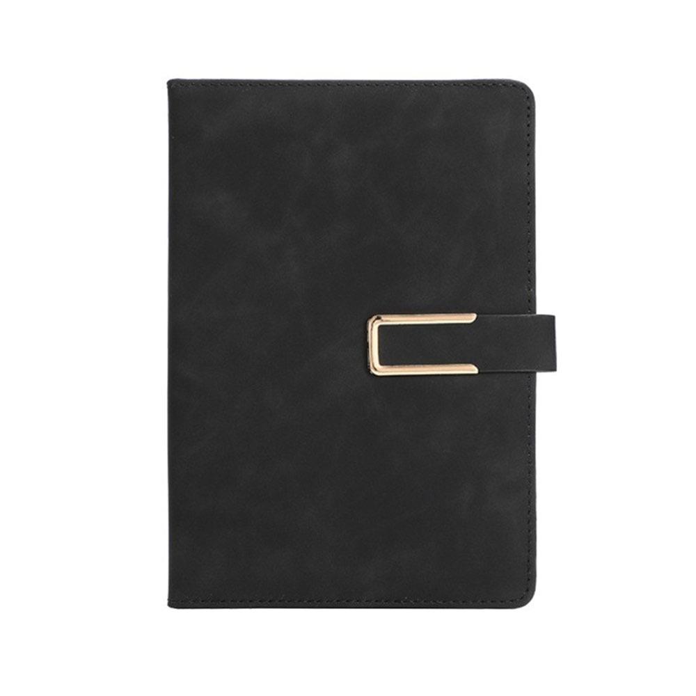 

Soft Cover A5 Notebook A5 Size Loose-Leaf Book Vintage Leather Notebook чорний