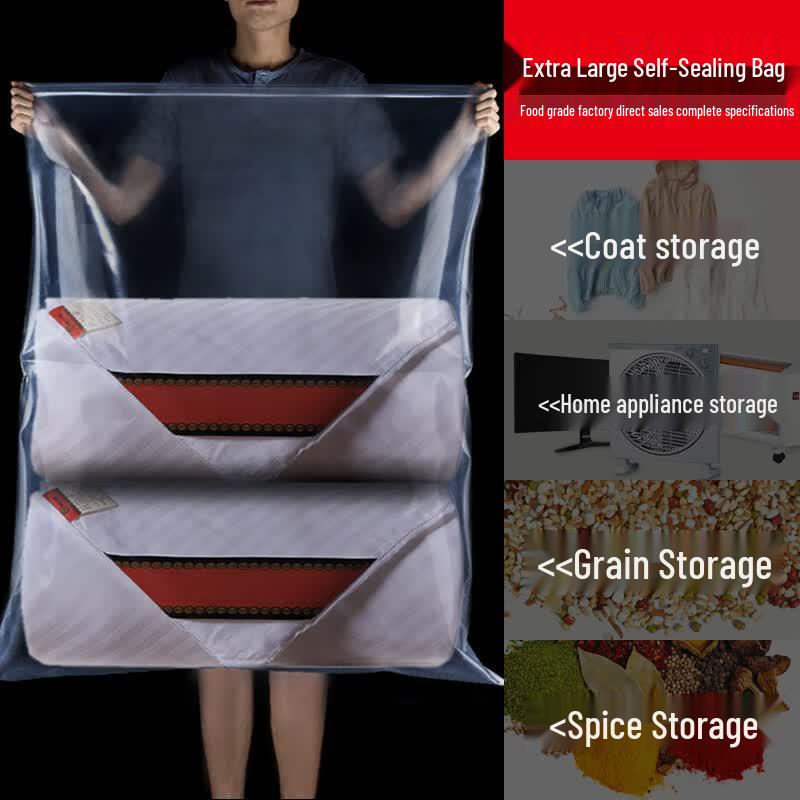 Extra Thick Clear Resealable Storage Bags