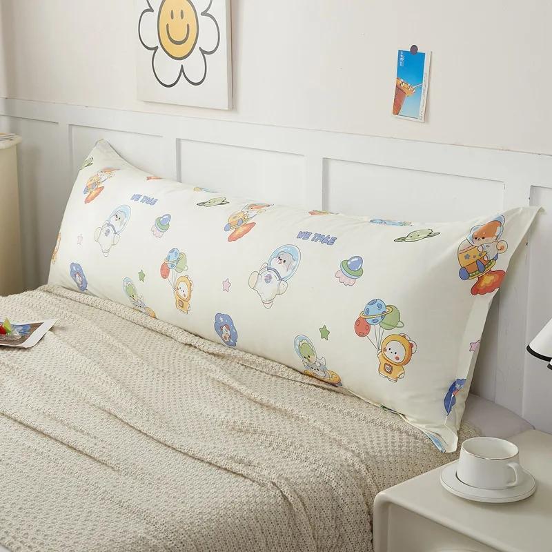 Bedding Pillow Covers Cartoon Dinosaur Body Pillow Cover for Boys Girls Cotton Long Pillowcase Decorative Cushion for Bedroom