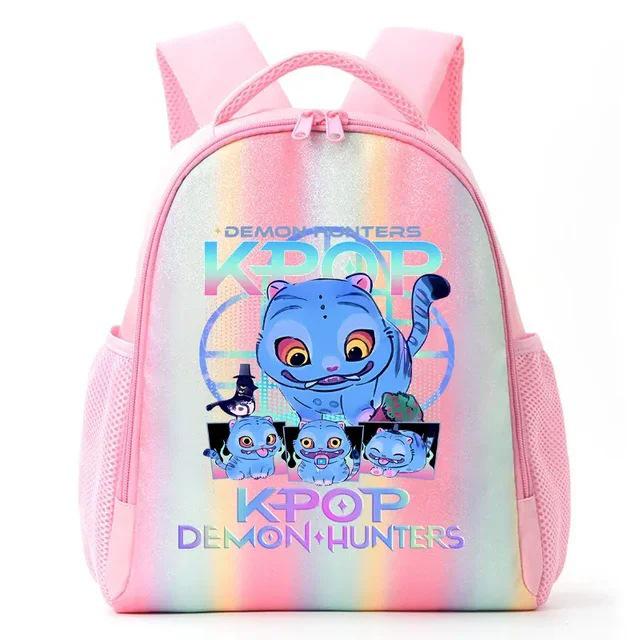 Zaino Arcobaleno Studente Cacciatore di Demoni/Streghe K-Pop Anime
