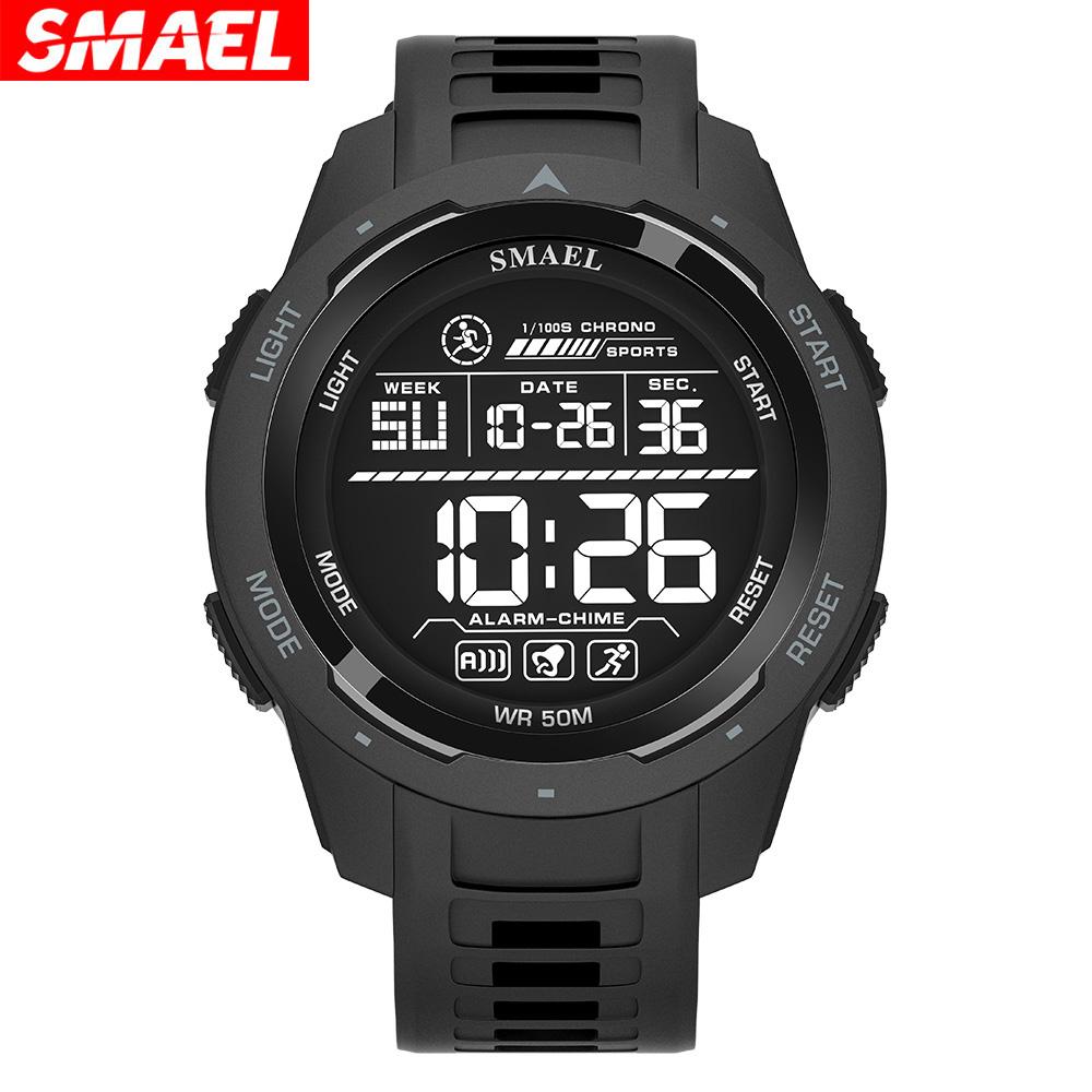 Wasserdichter Wecker Elektronische Uhr Herren SMAEL Herren