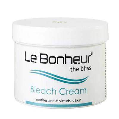Le Bonheur Bleach Cream with 2pc Activator | Perfect For Oily Skin And Sensitive Skin | Soothness of Aloevera | 400gm