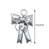 Y2K Korean 3D Bowknot Keychain Fashion Leather Pearl Bow Keyring Creative Key Holder Bag Pendant Handbag Charm For Girl Gifts