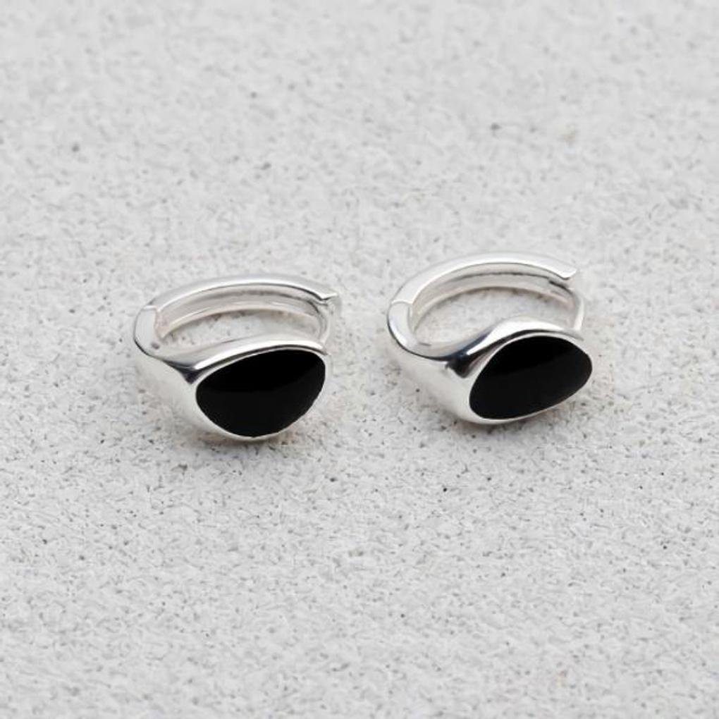 Women's Accessories Black Epoch One-Touch Earrings