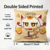 Cartoon P-PepoyoS Cushion Cover Comfortable Reversible Pillow Cover Ideal for Car Sofa Bedroom & Beyond