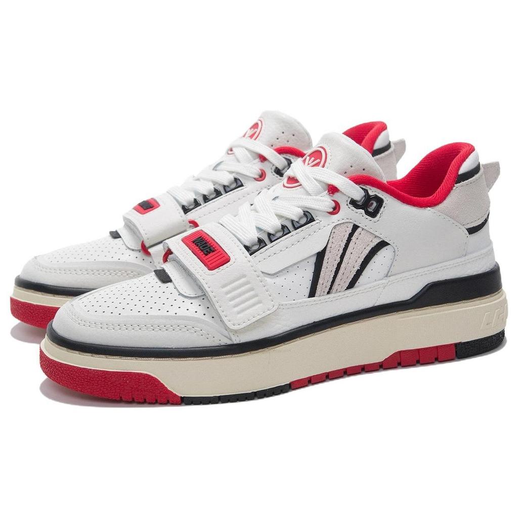 Li Ning Rookie Pe Slip Resistant Cushioning Low Top Vintage Basketball Shoes Women's Ecru ABCS028-1