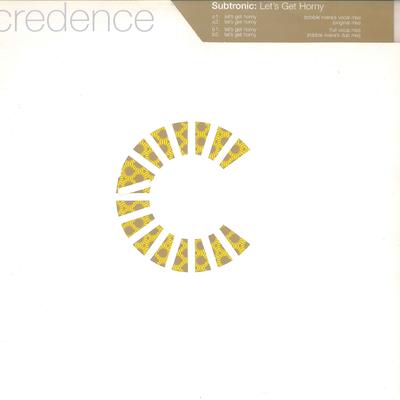 12inch Record SUBTRONIC - Let's Get Horny 12CREDDJ008 CREDENCE 2001 UK Dance & Electronica Used