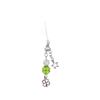 Summer Lucky Grass Phone Charms Green Four-leaf Clover Beaded Keychain Bag Pendant   Gifts