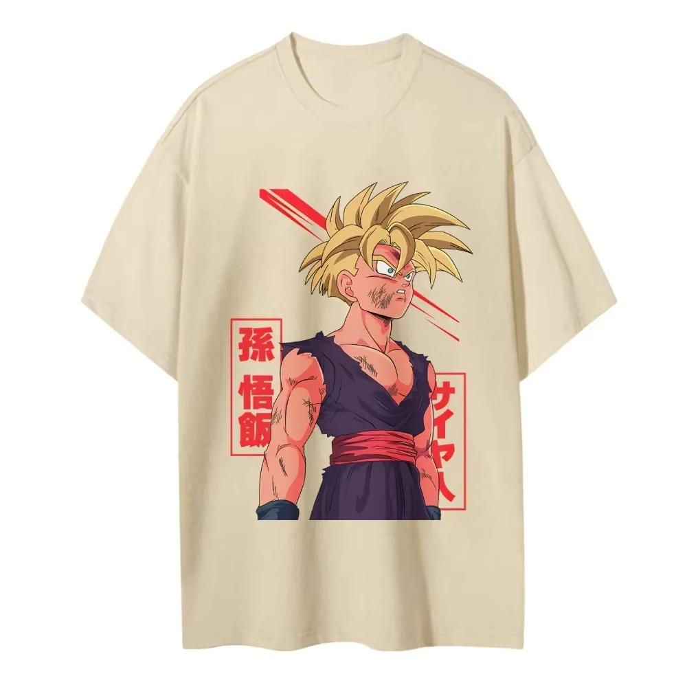 2026 Summer Anime Dragon Ball Family Outfits Goku Print One Piece Tshirts Dad Mom Kids Matching Tops Highquality Trendy Tees