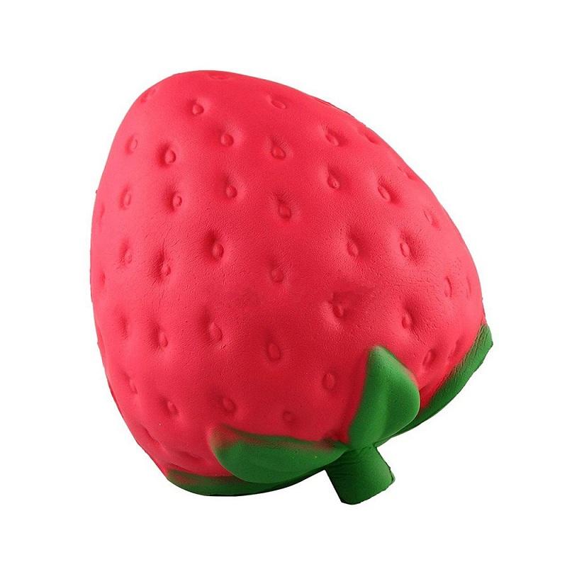 Super Jumbo Strawberry Squishi Cream Scented Squishy Slow Rising Antistress Toy Kids Grownups Squeeze Squishy Toys 11.5*9 CM