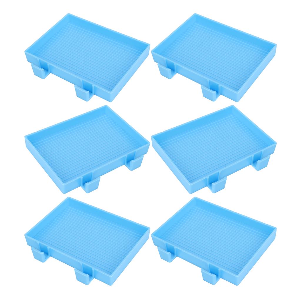 6pcs Rhinestone Storage Trays Bead Sorting Container DIY Diamond Art Painting Accessories