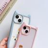 Soft Cat Ear Phone Cases for iPhone 16 15 13 12 11 Pro Max 14 Plus Silicone Anti-Drop Transparent Acrylic Back Cover N69 Anime Haikyuu X Reader Art