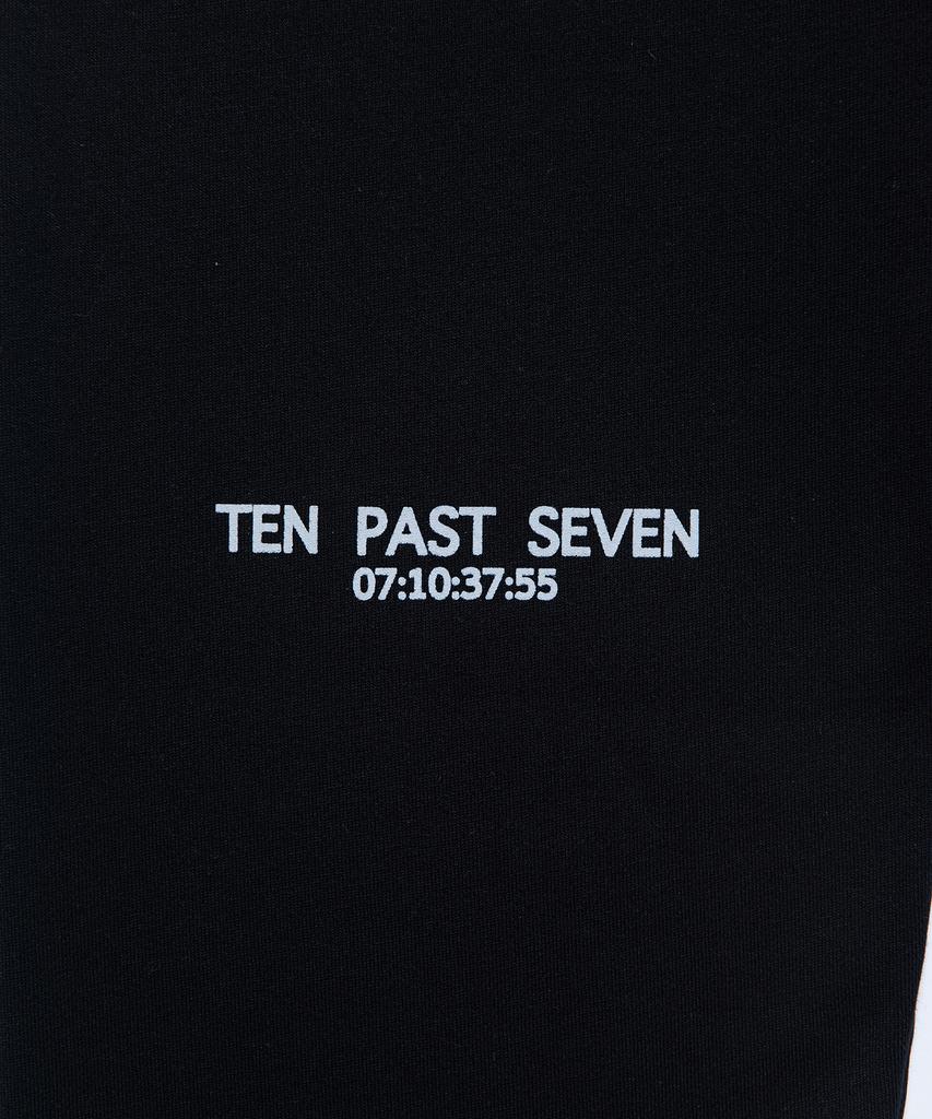 TEN PAST SEVEN Wide Fit Sweatpants - Black