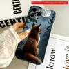 2DFlat Moonlit Fox In Forest Night All Inclusive Film Hard iPhone Case, Compatible with iPhone 18 Pro Max 17 16 15 14 13 12 11