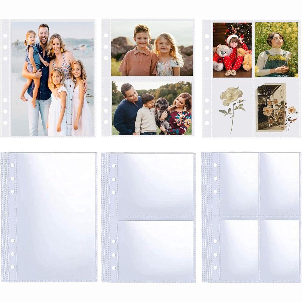 Multi-Pockets Photocard Sleeves A5 Size Inner Page Kpop Photocard  Binder Photo Album Page