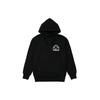 Palace X Evisu FW21 Bluza z kapturem typu pulower o luźnym kroju z nadrukiem graficznym Tri-Godhead Unisexowa bluza z kapturem Czarna P21EVHD001