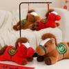 Soft Stuffed Zodiac Horse Vibrant Colors Lucky Mascot Plush Pony Doll  Chinese New Year