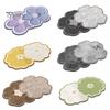 Quick Dry Shower Mat Double Flower Bath Mat, Super Absorbent Diatomaceous Earth Rug, Non-Slip Floral Washable Drying for Bathroom Floor Home Entrance