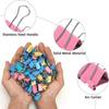 50pcs Metal Binder Clips Colorful File Paper Clip Mini 15mm Used For Books Stationery Clip School Office Supplies