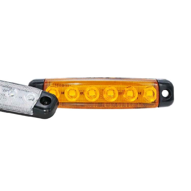 12-24V 6 LED Rear Indicator Light for Truck Trailer Side Marker Turn Signal Lamp