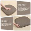 HAVARGO Chair Cushion Set of Seat Cushion for No Sore Dining Chair High Horseshoe Breathable 2, Chairs, Buttocks, Cushion, Resilience, Shape,