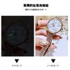 RORIOS Watch Wristwatch with Cherry Blossom Made In Quartz Stainless Steel Perfect for or White Women's Dial, Cute, Waterproof, Luminous, Japan,