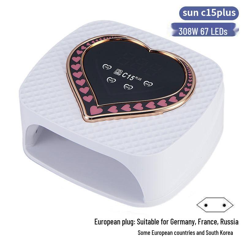 Dazzling 256W LED Nail Curing Lamp, Quick Dry Gel Lamp for Salon Use