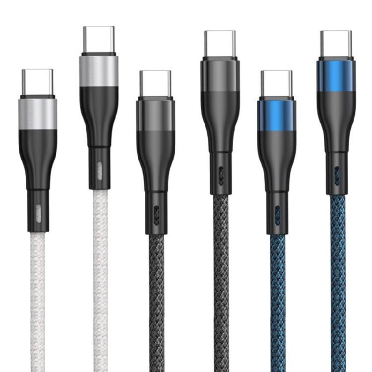 0.25m/1m USB C To Type C Extended Link Cable 66W Fast Charging Charger Cable