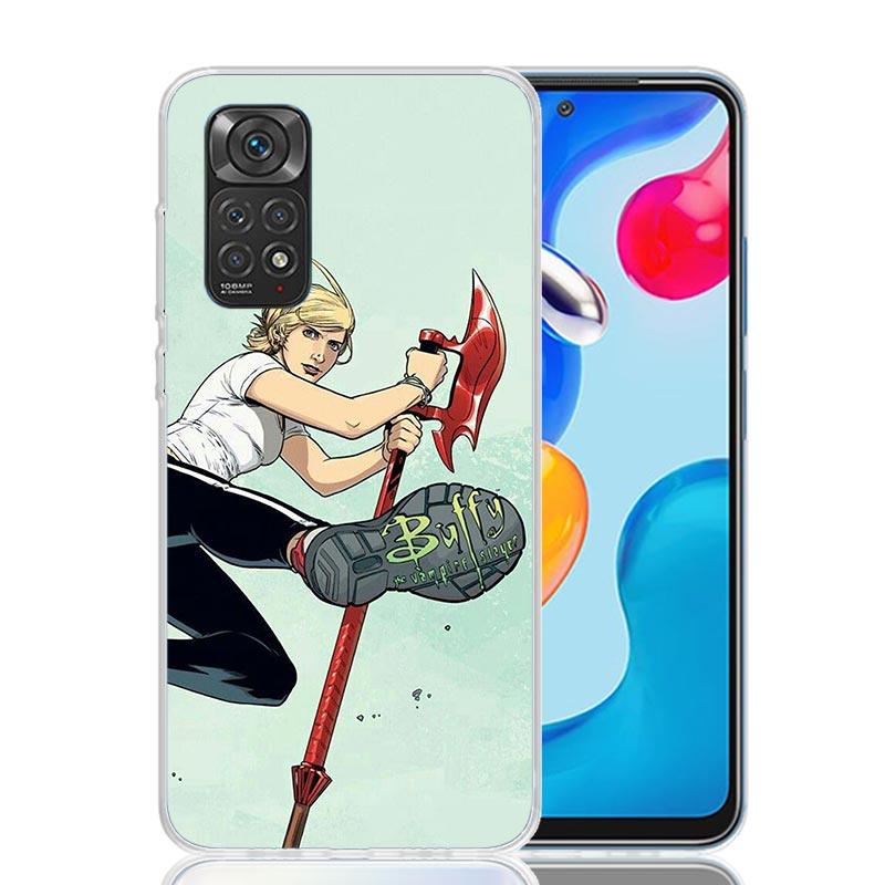 The Vampire Slayer Buffy Phone Case For Xiaomi Redmi Note 15 14 13 12S 12 Pro Plus 11S 11E 11 11T 10S 10 Art Soft Pattern Cover