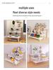 Desktop Ladder-Style Solid Wood Flower Stand for Small Plants and Succulents
