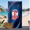 Serviette de plage Sydney Roosters Imprimée Douce Portable Rapide ?Serviette sèche pour piscine, vacances d'été, sport en plein air