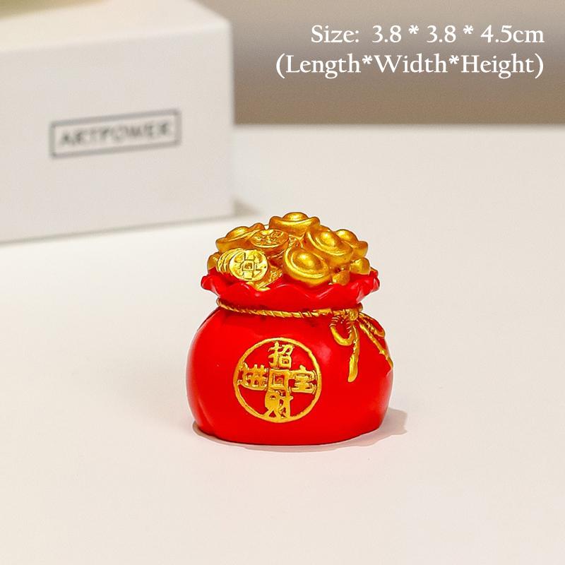 

1Pc 2026 Cute Year Of The Horse Ornament Lucky New Year Horse Toy DIY Desktop Decoration Car Ornament Pony Decor New Year Gift