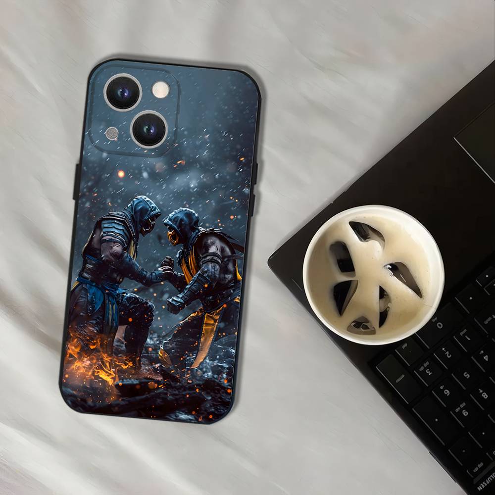 Game MK Sub Zero Phone Case For iPhone 17,16,15,14,13,12,11,Pro,XS,Max,XR,Plus,E,SE4,Mini Black Soft Cover