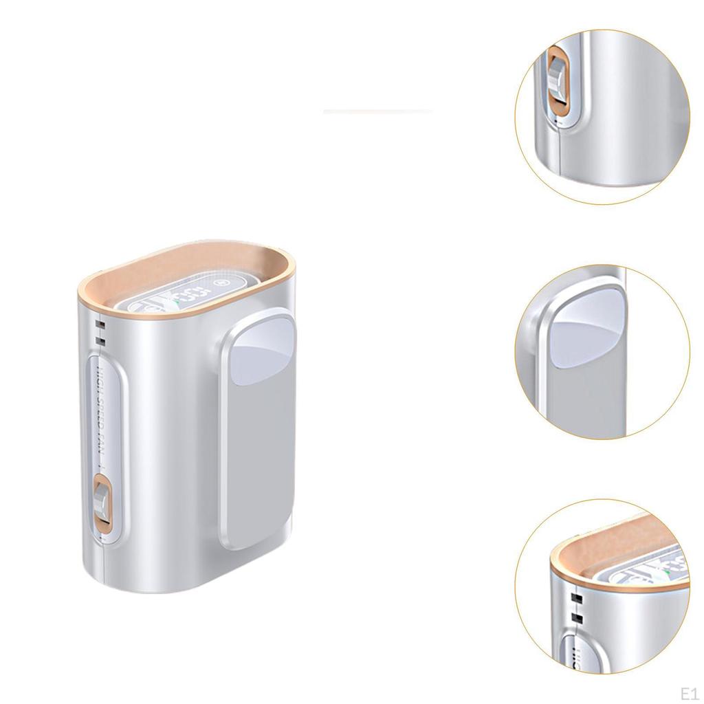 Taşınabilir Bel Fanı 100 Hız Ayarlanabilir Yaz Şarj Edilebilir LED Ekran ve El Feneri ile