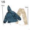 1/6 Figure Coat Pant Set Doll Clothes Miniature Uniform for 12 inch Body
