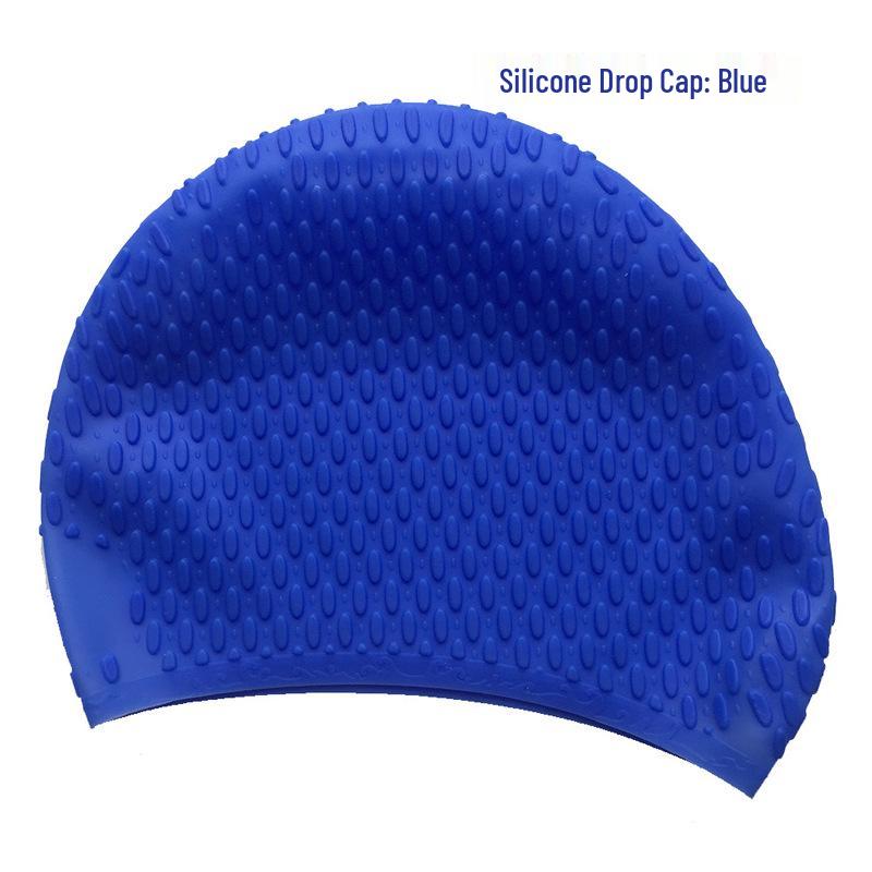 Summer 2025 Silicone Waterproof Swimming Cap with Ear Protection for Adults