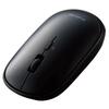 ELECOM Wireless Mouse Bluetooth Slint Slim Silent 4-Button with Presentation Mode Compatible with Windows, Mac, Android, iOS, iPadOS, and FireOS Black