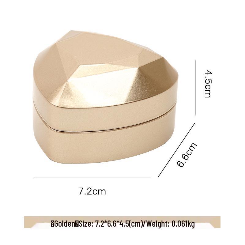 

LED Heart-Shaped Jewelry Box with Light for Rings and Necklaces