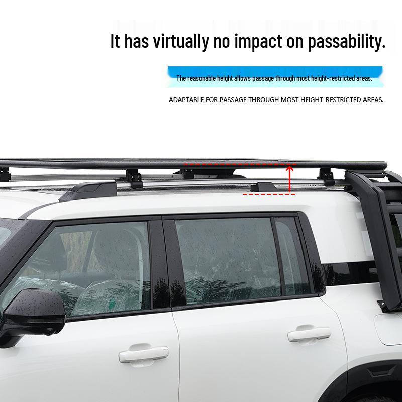 Aluminum Roof Platform with Foldable Ladder for Ford Explorer/Edge/Territory