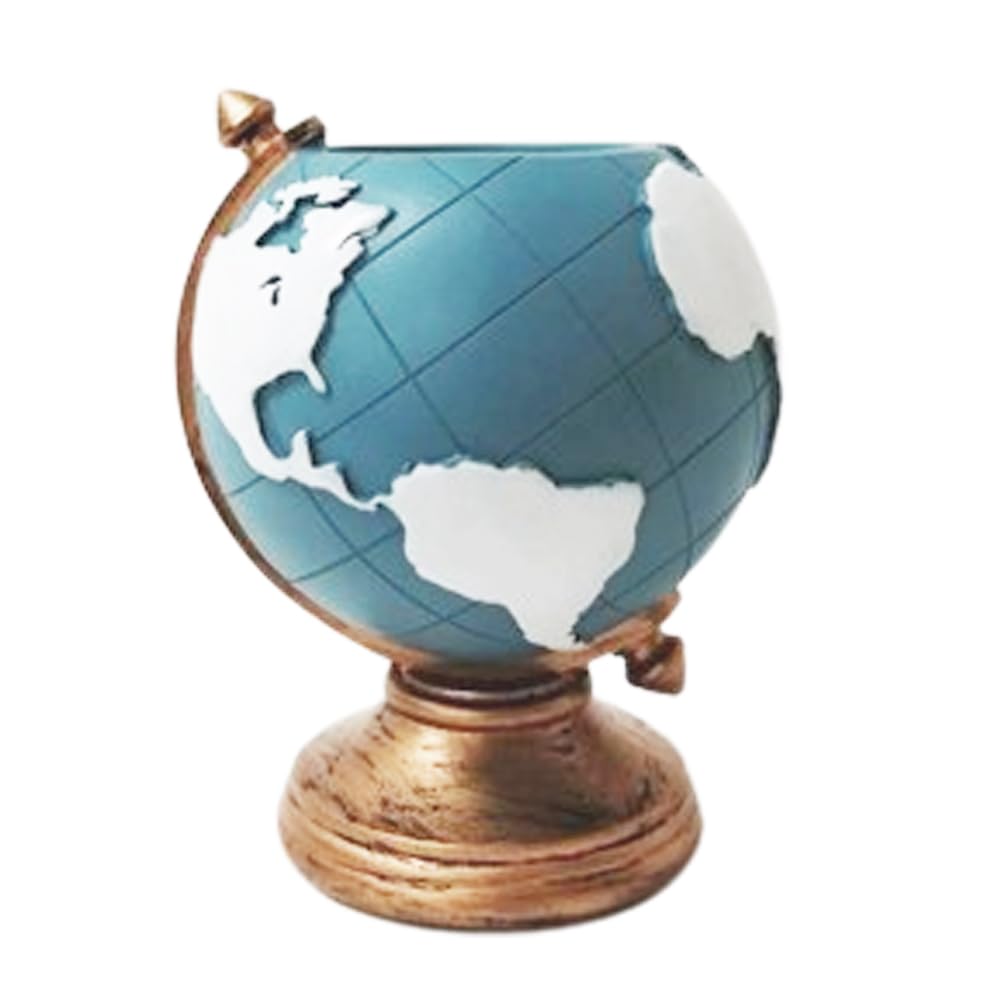 GPT Pen Pen Pen Stationery Globe [Suitcase Company] Globe-Shaped Stand, Holder, Storage, Multi-Tool Holder, Ornament, Antique-Style
