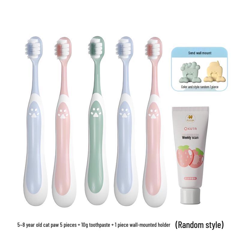 

KUTA Kids Cat Claw Soft Toothbrush Double Pack