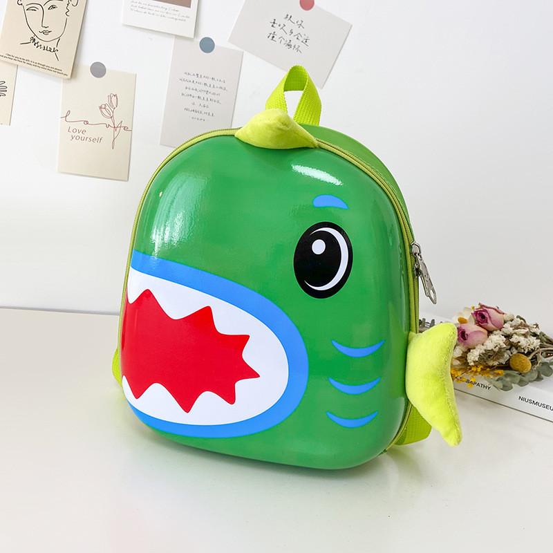 Adorable Lightweight Cartoon Shark Backpack For Kids Stylish Durable Design For Boys And Girls