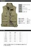 Manatsulife Outdoor Ideal for and Lightweight Mesh Vest for Spring and 7838 Size Men's Vest, Photographers, Fishing, Camping, Summer, Multifunctional,